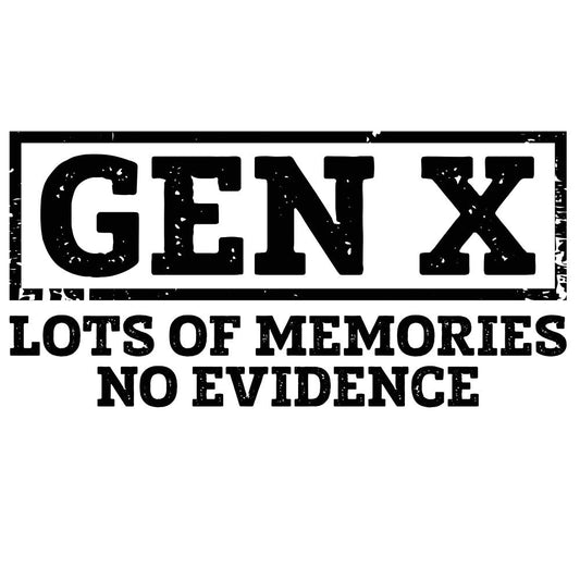 Gen X No Evidence Fabric Panel 1