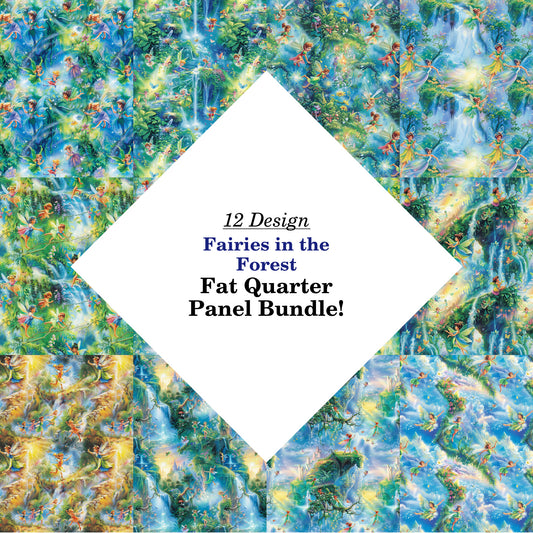 Fairies in the Forest Fat Quarter Bundle