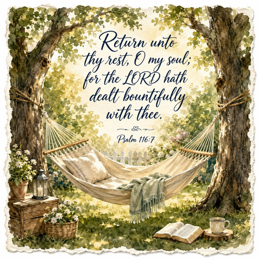 Inspirational Verses Fabric Panel 60