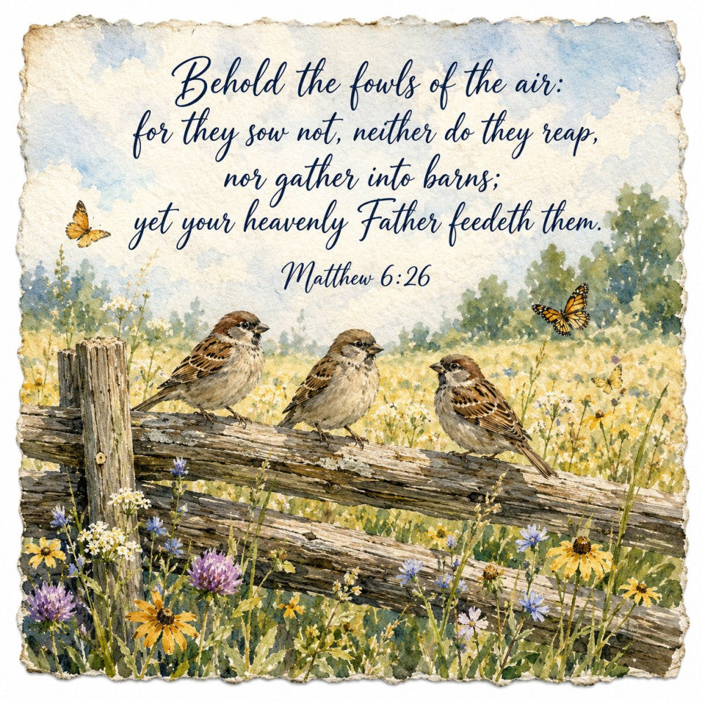 Inspirational Verses Fabric Panel 94