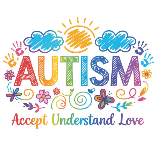 Autism Accept Understand Love Fabric Panel 1