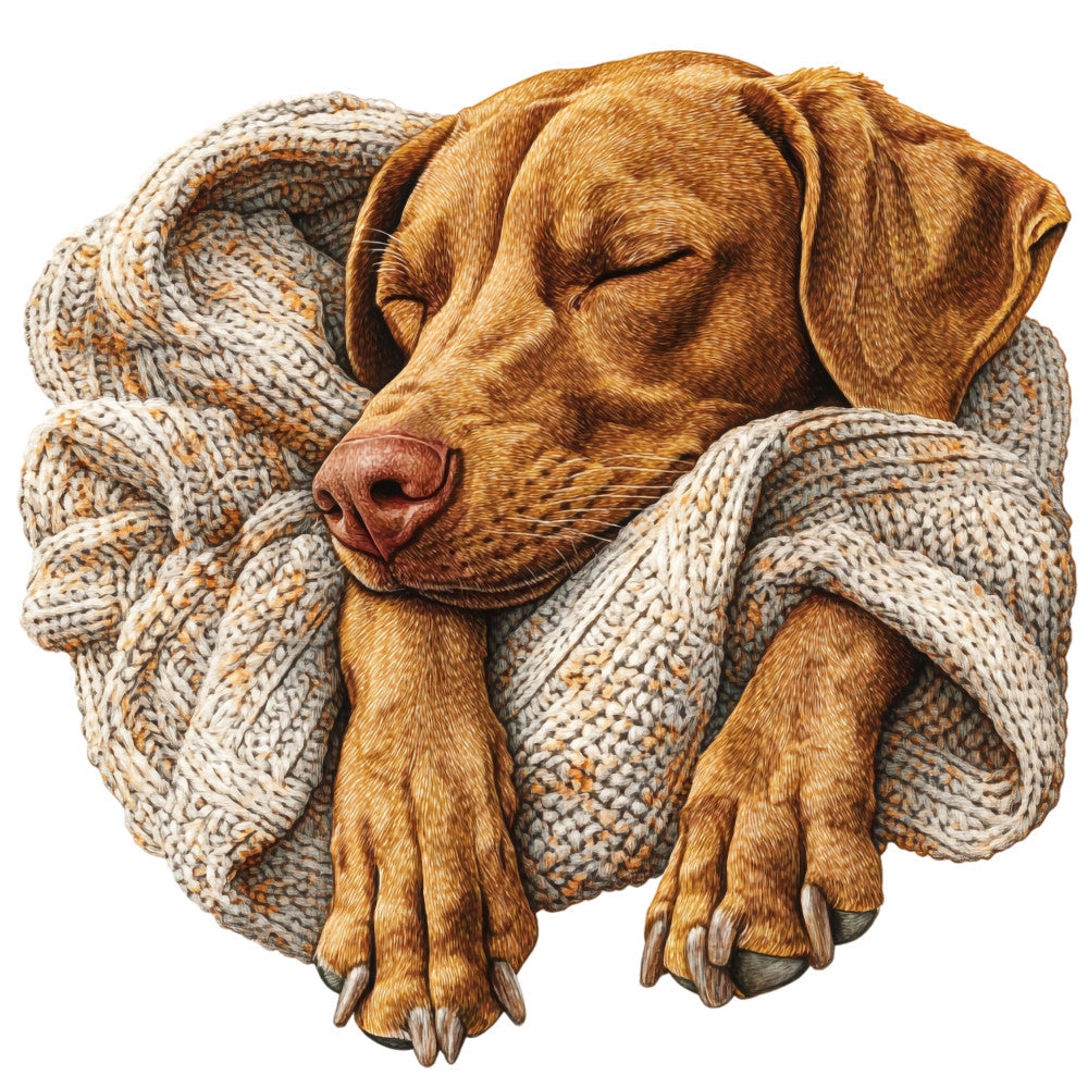 Watercolor Vizslas Fabric Panel 7