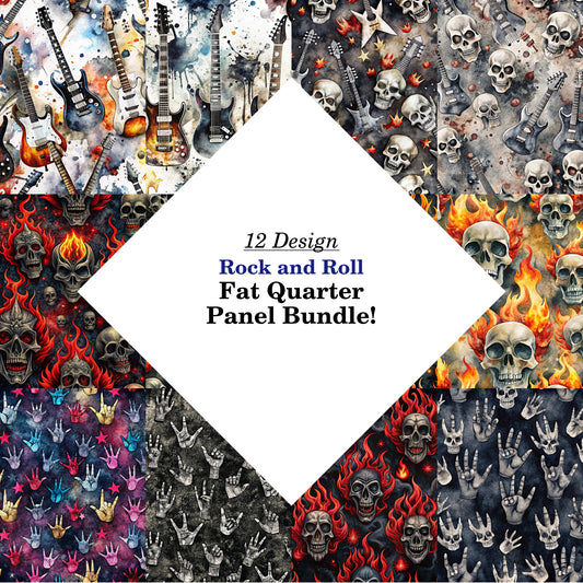 Rock and Roll Fat Quarter Bundle