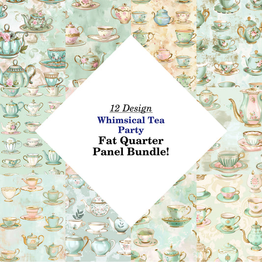 Whimsical Tea Party Fat Quarter Bundle