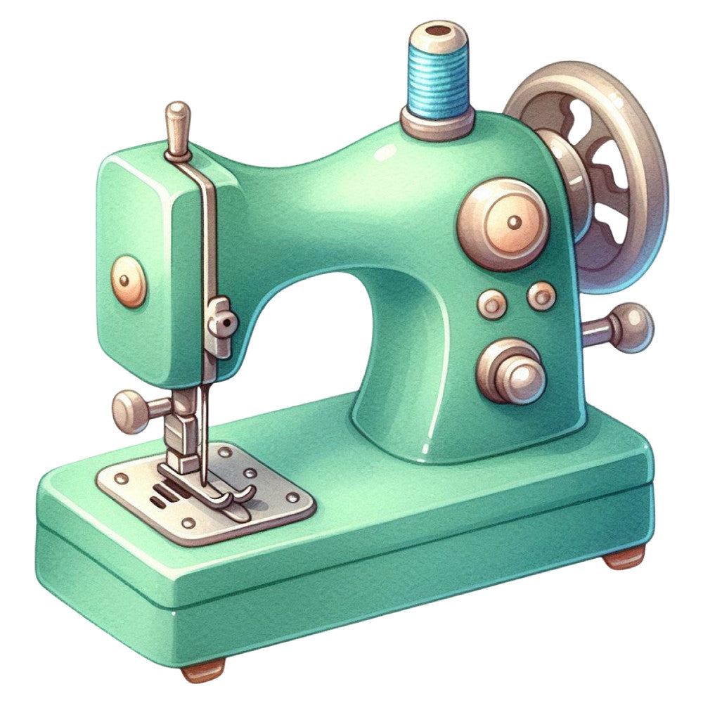 Vintage Sewing Machine Fabric Panel 7