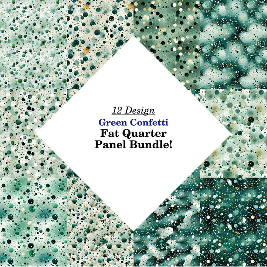 Green Confetti Fat Quarter Bundle