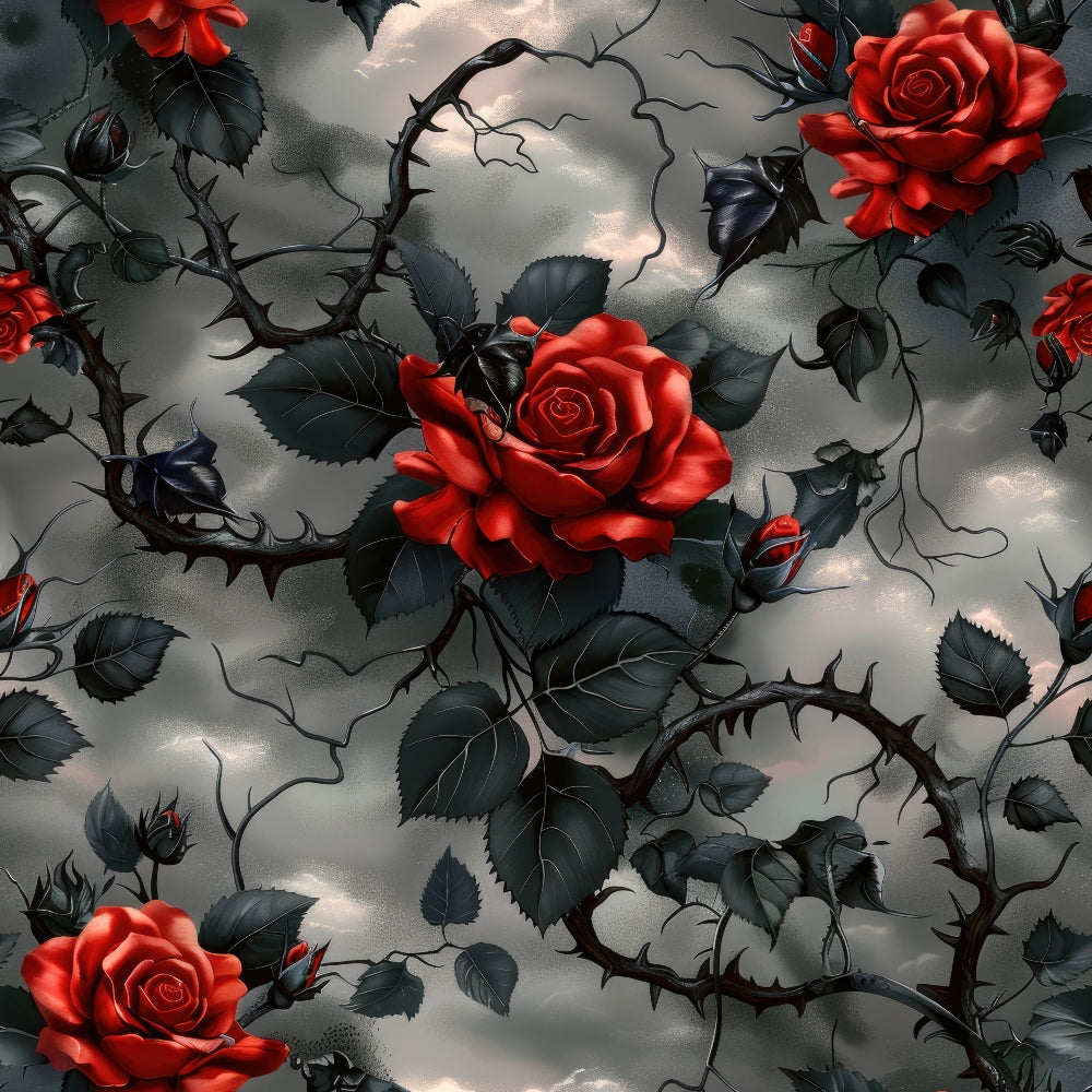 Daily Deal: A Gothic Night Pattern 7 Quilting Cotton Fabric - 118" x 1 Yard"
