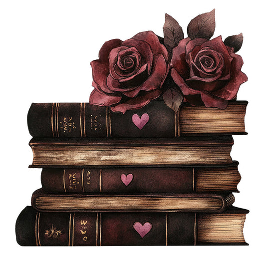 Dark Romance Fabric Panel 35