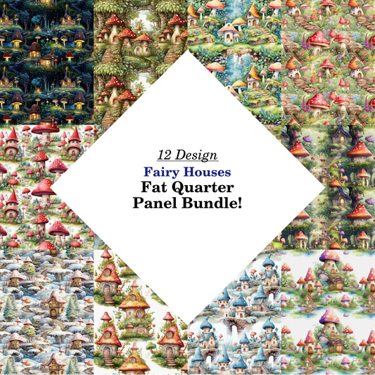 Fairy Houses Fat Quarter Bundle