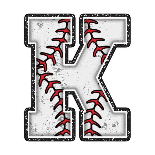 Baseball Alphabet Fabric Panel 21
