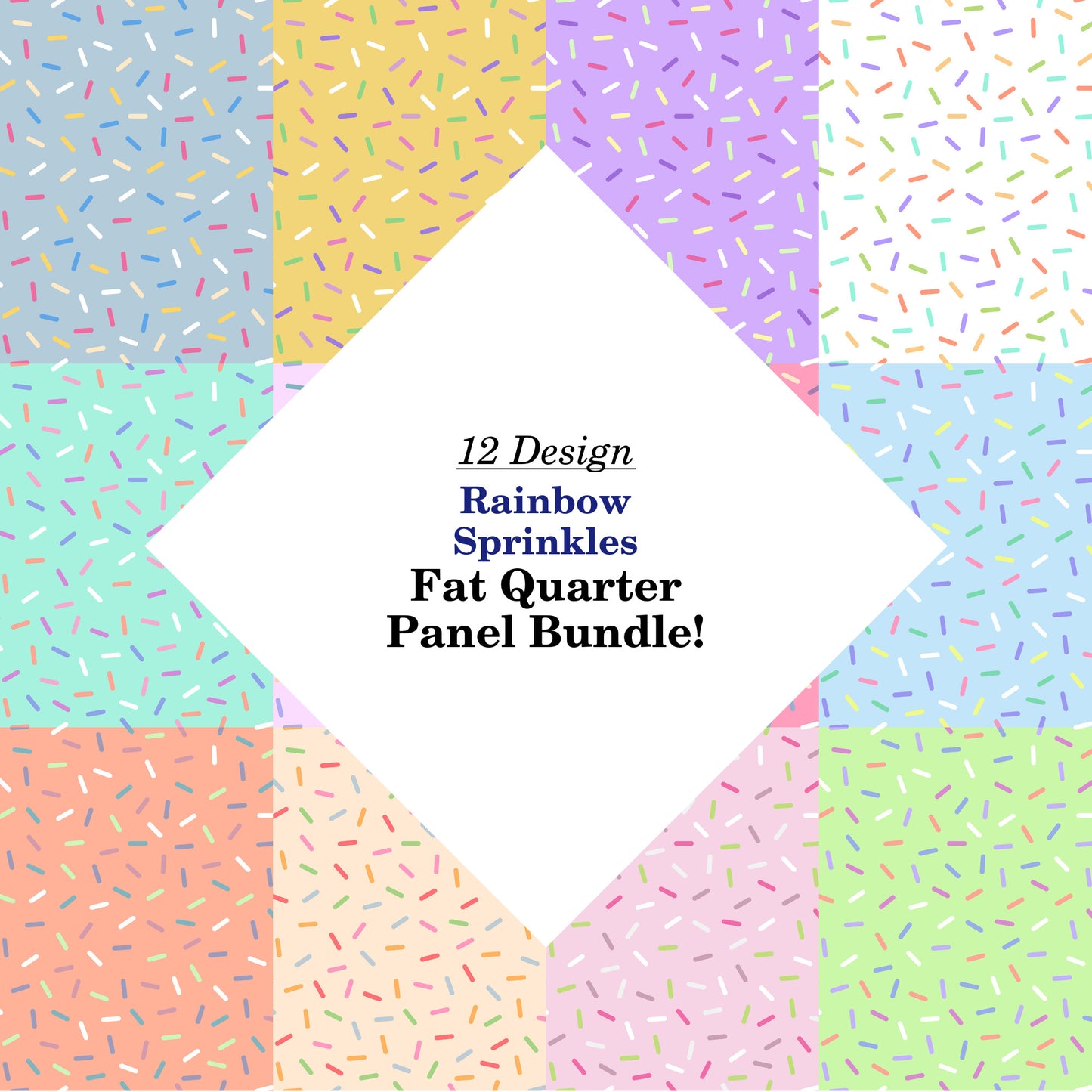 Rainbow Sprinkles Fat Quarter Bundle