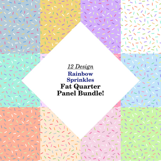 Rainbow Sprinkles Fat Quarter Bundle