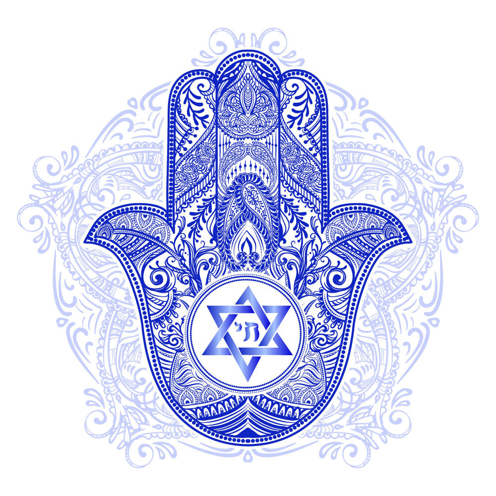 Jewish Hamsa Fabric Panel 1