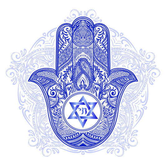 Jewish Hamsa Fabric Panel 1