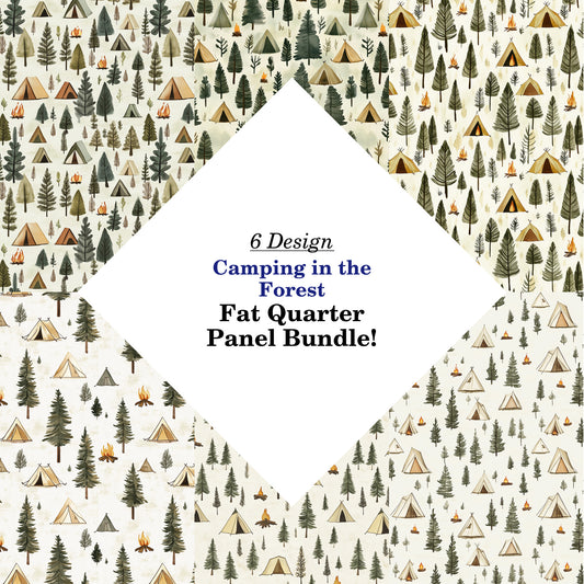 Camping in the Forest Fat Quarter Bundle