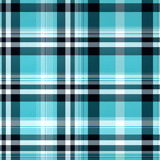Daily Deal: Vibrant Plaid Pattern 1 Quilting Cotton Fabric - 118" x 0.5 Yards"