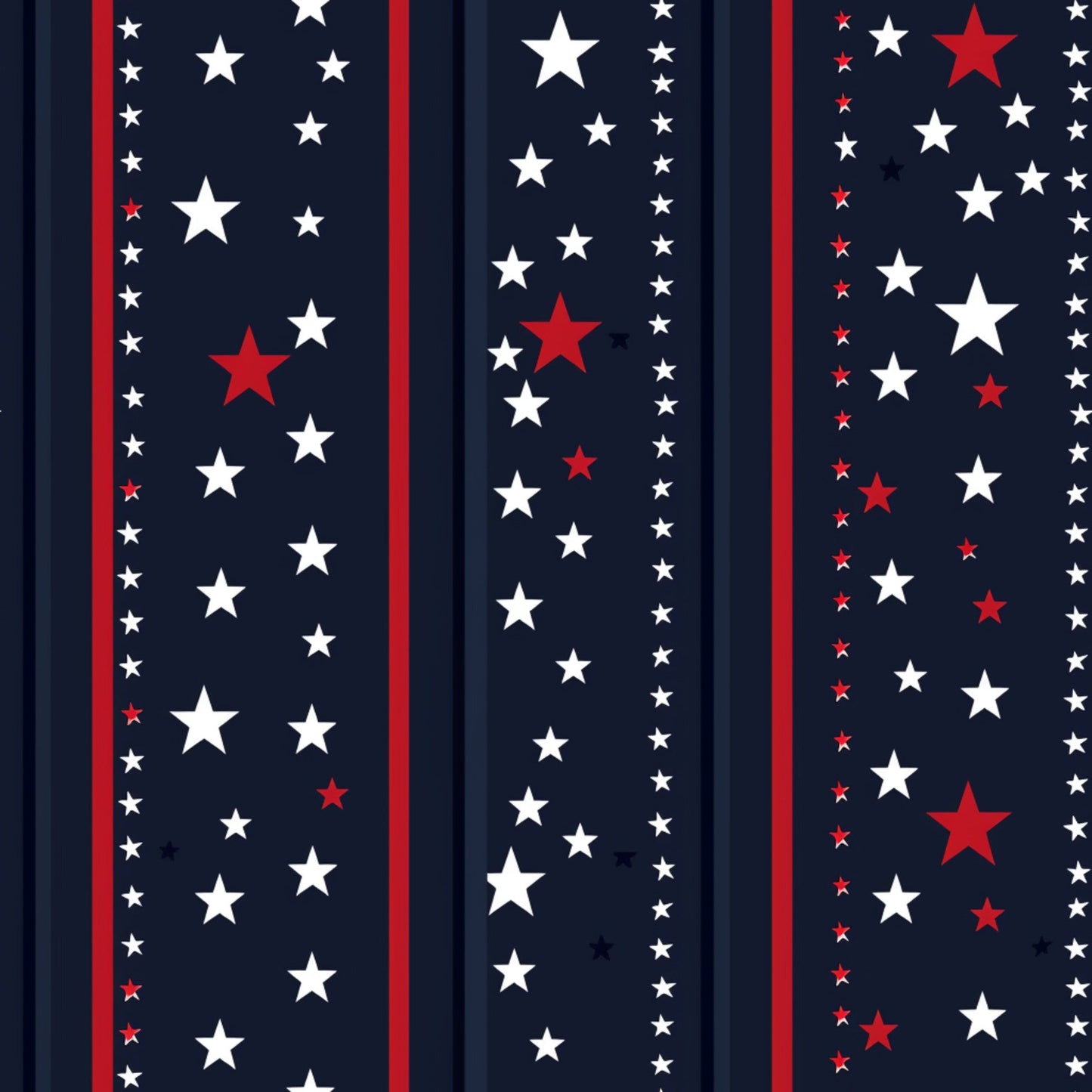 Daily Deal: Independence Day Pattern 12 Quilting Cotton Fabric - 45" x 3 Yards"