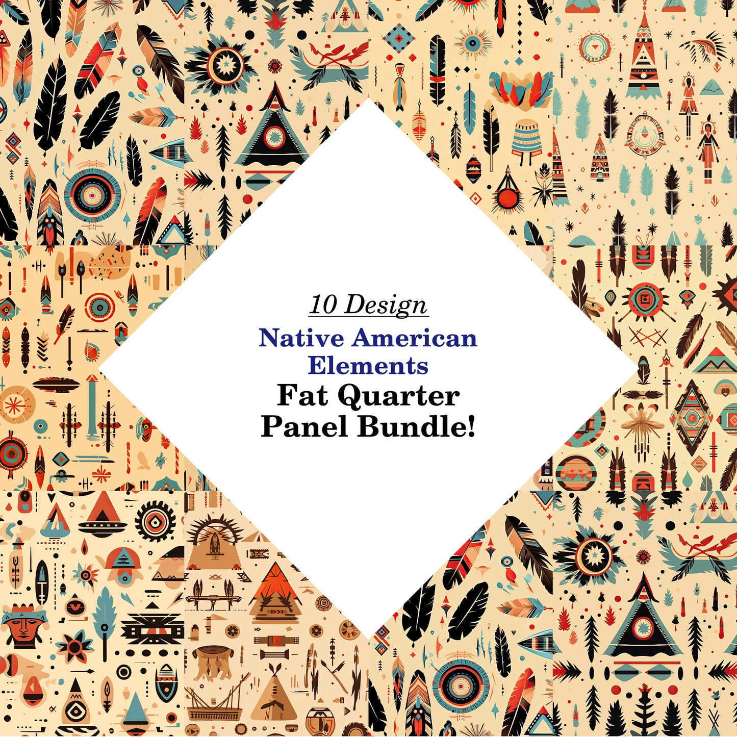 Native American Elements Fat Quarter Bundle
