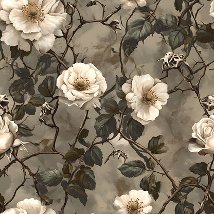 Bramble and Bone Pattern 4 Quilting Cotton Fabric