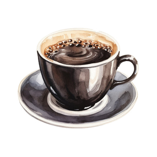 Coffee Elements Fabric Panel 40