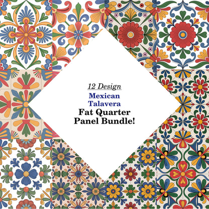 Mexican Talavera Fat Quarter Bundle