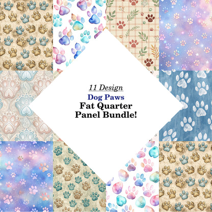 Dog Paws Fat Quarter Bundle