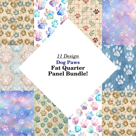 Dog Paws Fat Quarter Bundle