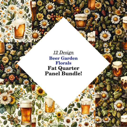Beer Garden Florals Fat Quarter Bundle