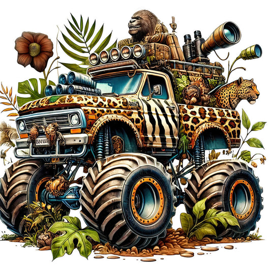 Monster Truck with Monster Fabric Panel 37