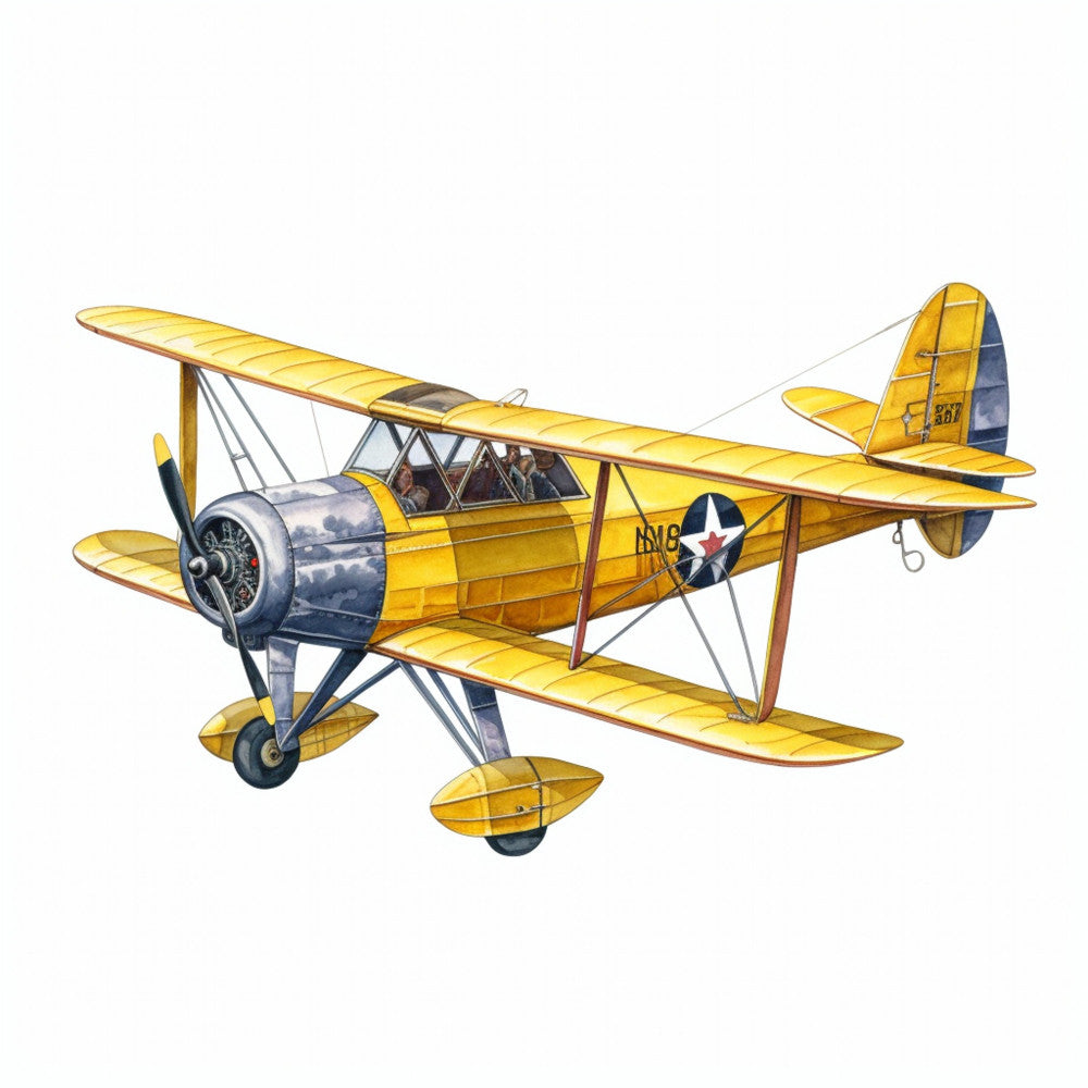 Wright Biplane Fabric Panel 23
