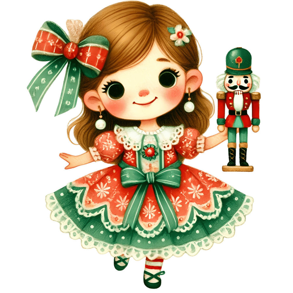 Nutcracker Ballet Fabric Panel 116