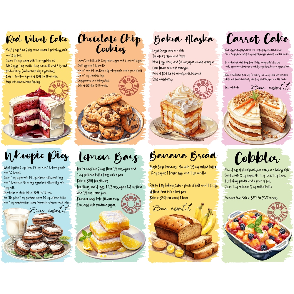 Daily Deal: Kitchen Recipes Pattern 1 Quilting Cotton Fabric - 45" x 0.5 Yards"
