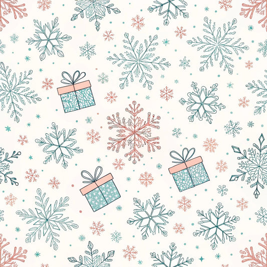 Daily Deal: Dear Santa Pattern 20 Quilting Cotton Fabric - 118" x 3 Yards"