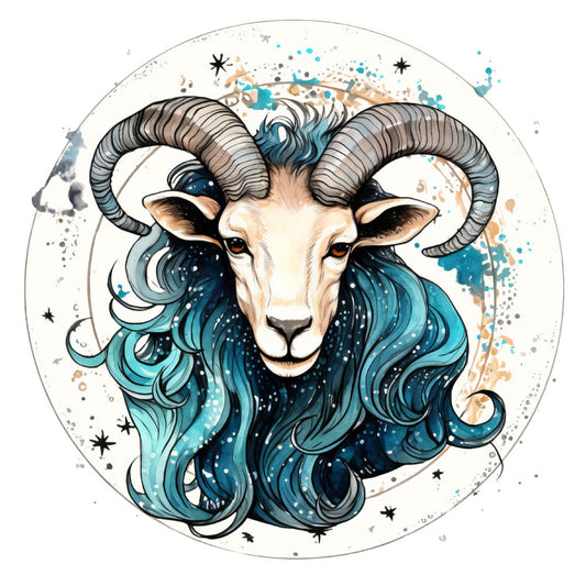 Round Zodiac Signs Fabric Panel 10