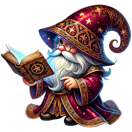 Wizard Gnomes Fabric Panel 7