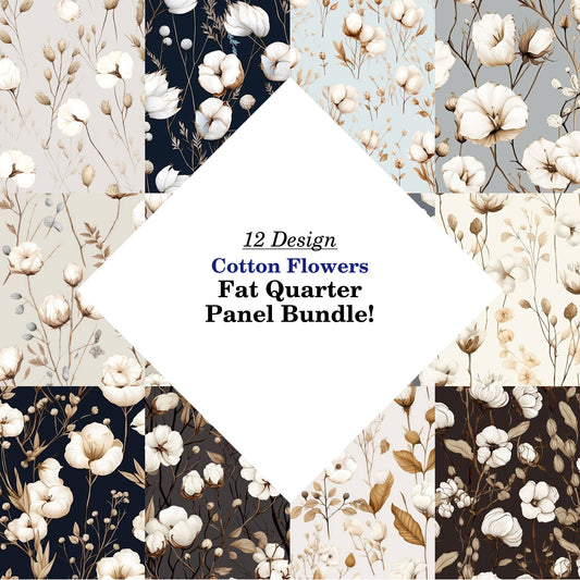 Cotton Flowers Fat Quarter Bundle