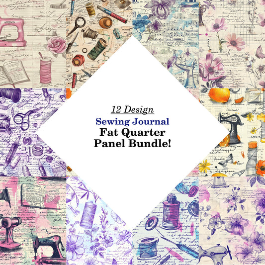 Sewing Journal Fat Quarter Bundle