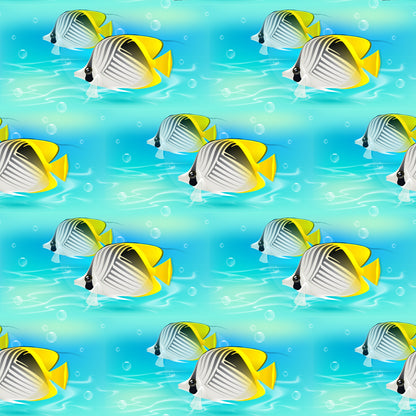 Summer Beach Pattern 4 Quilting Cotton Fabric