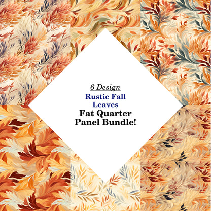 Rustic Fall Leaves Fat Quarter Bundle