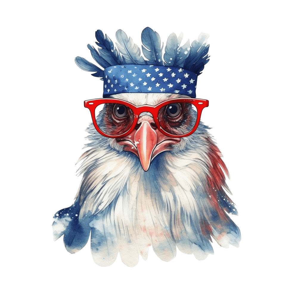 American Rooster Fabric Panel 12 – FabricMegaStore.com