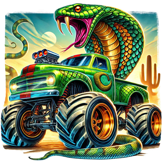 Monster Truck with Monster Fabric Panel 4