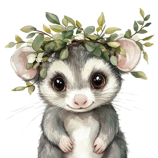 Fall Animal Portrait Fabric Panel 19