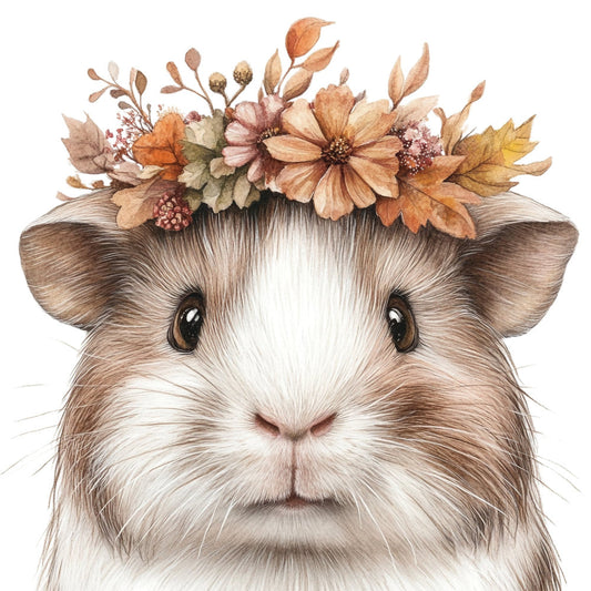 Fall Animal Portrait Fabric Panel 17