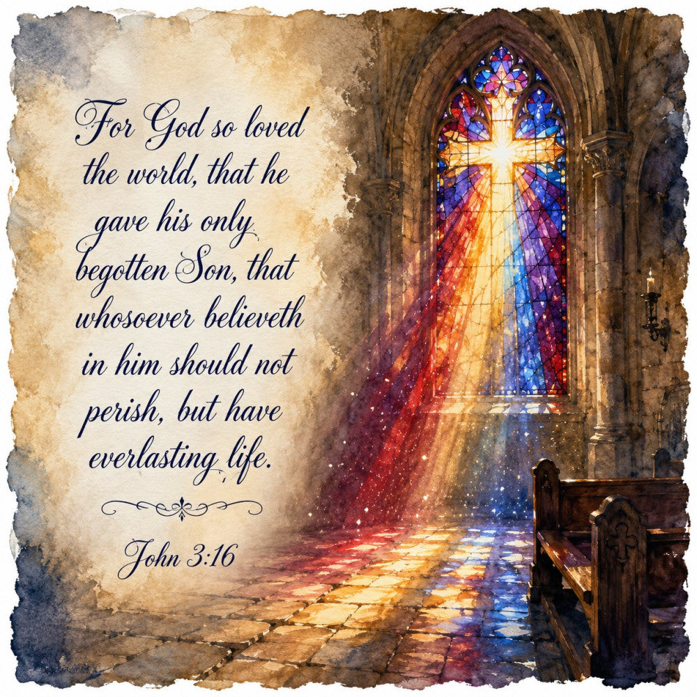 Inspirational Verses Fabric Panel 65