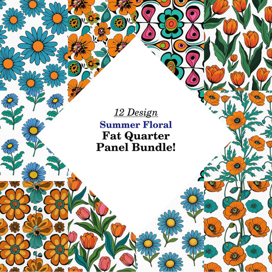 Summer Floral Fat Quarter Bundle