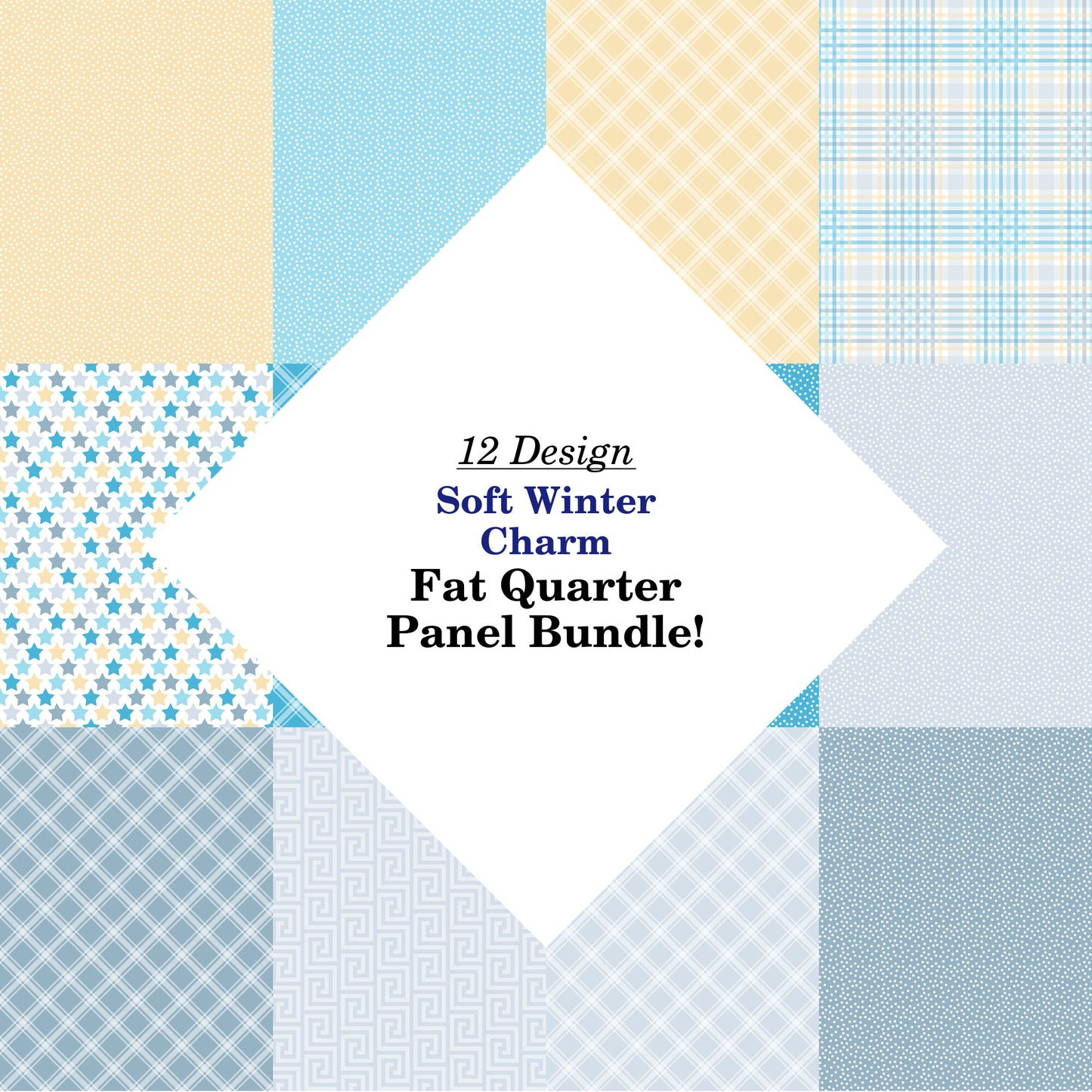 Soft Winter Charm Fat Quarter Bundle