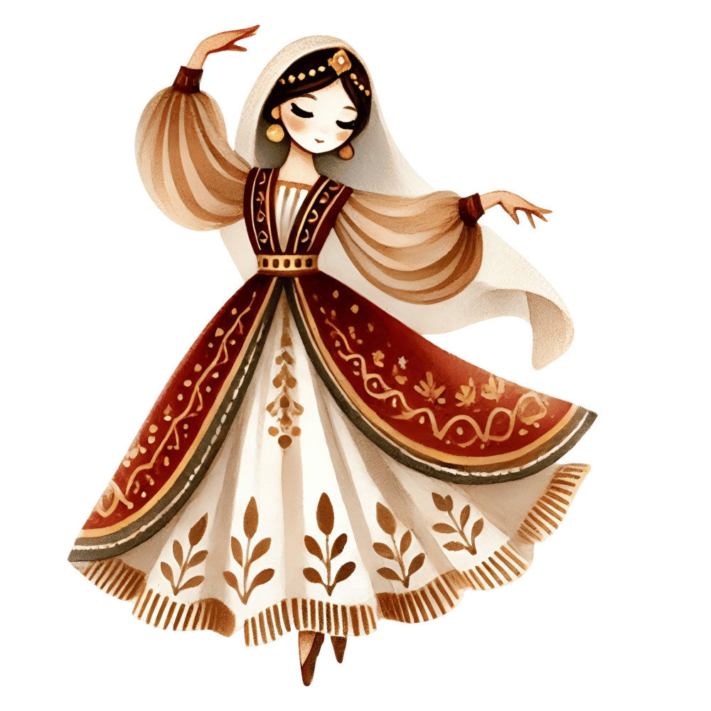 Nutcracker Ballet Fabric Panel 95