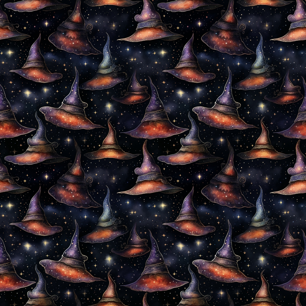 Daily Deal: Spooky Season Pattern 22 Quilting Cotton Fabric - 45" x 1 Yard"