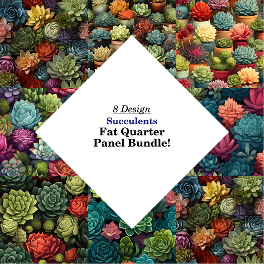 Succulents Fat Quarter Bundle