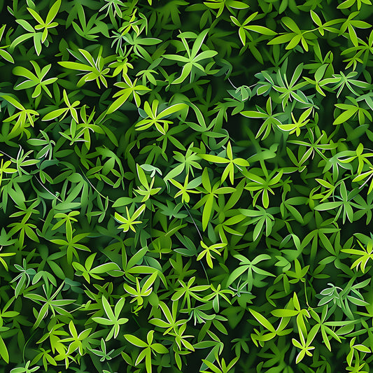 forest green, lime green, bright green, emerald green, tiny leaves, small foliage, leaf pattern, botanical design, nature motif, dense foliage, overlapping leaves, quilting cotton, fabric panel, natural elements, organic pattern, spring theme, gardening theme, realistic leaves, layered design, green tones